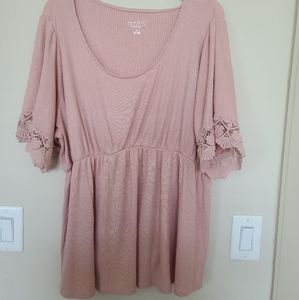Pink Maternity Top